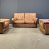 Vintage sofa set by Durlet, 1980s