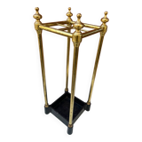 Porte parapluie en laiton et fonte