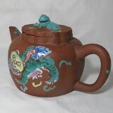 Old small Chinese Yixing terracotta teapot