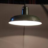 Suspension sheet enamelled green and white