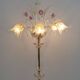 Ca'Rezzonico Blown Murano Glass 6 Arms Floor Lamp, Italy, 1950s
