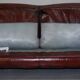 Restored leather canapé in Howard & Son style