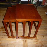 BR Gelsted Scandinavian teak nesting table BR Gelsted Denmark