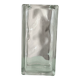 Vintage Rectangular Glass Brick Vase – Minimalist Modern Design (ca. 1980s–