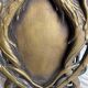Cadre photo en bronze art nouveau