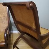 Deux fauteuils coloniaux planteurs