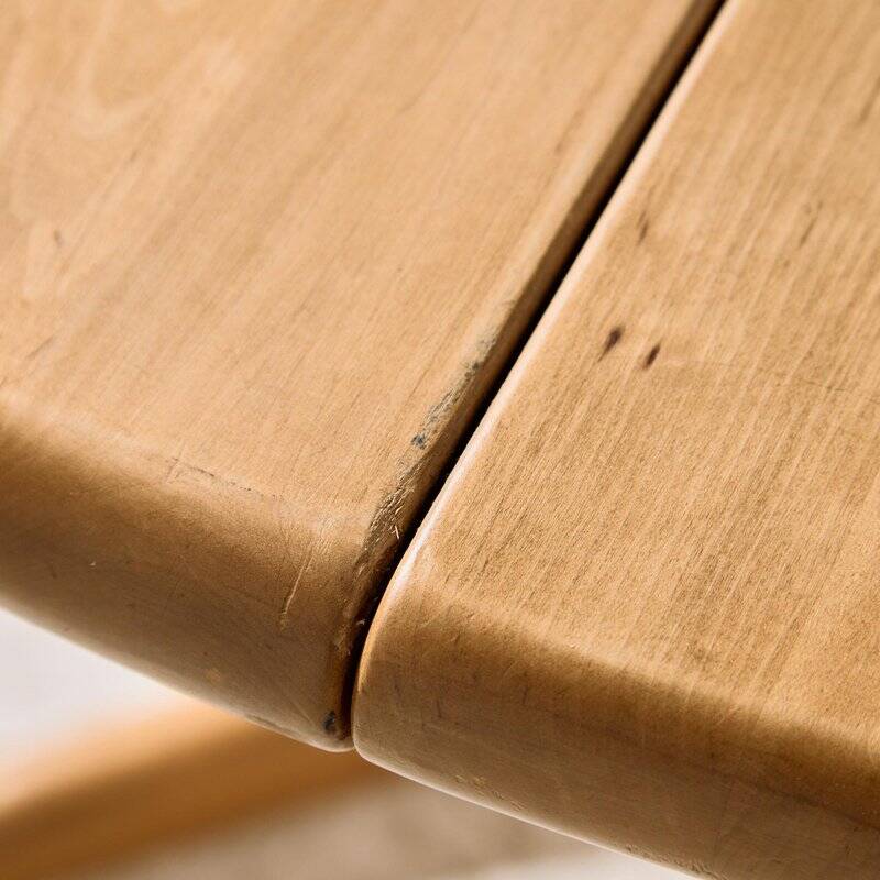 Alder Wood Dining Table from Vamdrup Stolefabrik, 1960s