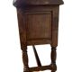 Vintage brutalist wooden cabinet / console / chest of drawers