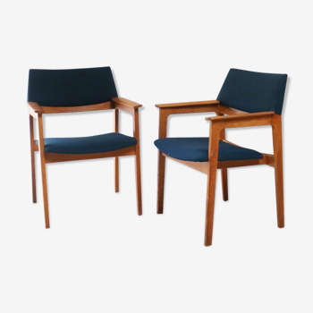 Paire de fauteuils par Bjerringbro Kontormøbler 1960