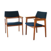 Pair Danish armchair by Bjerringbro Kontormøbler 1960