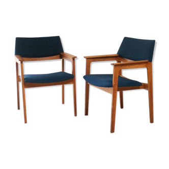 Pair Danish armchair by Bjerringbro Kontormøbler 1960