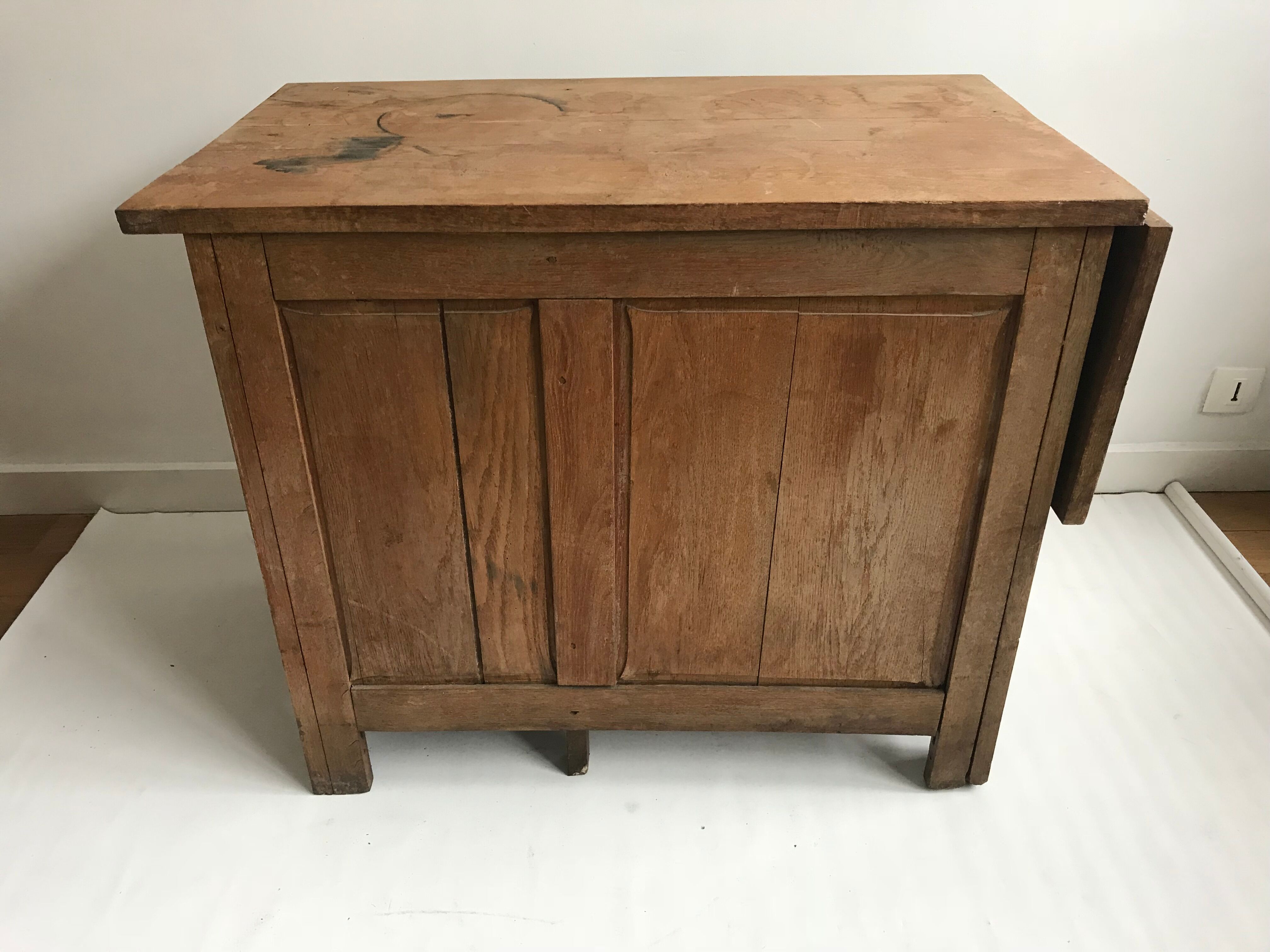 Accountant in solid wood desk