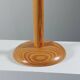 Postmodern vintage pine wood table lamp from the 1980s.