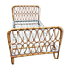 Bed rattan circa 1960