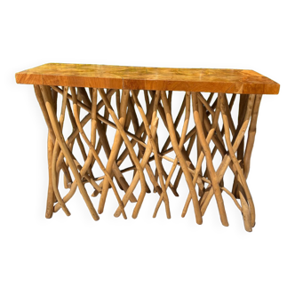 Teak console