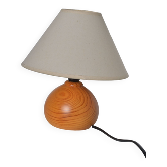 Lampe de chevet en bois