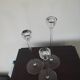 Set with 3 glass candle holders