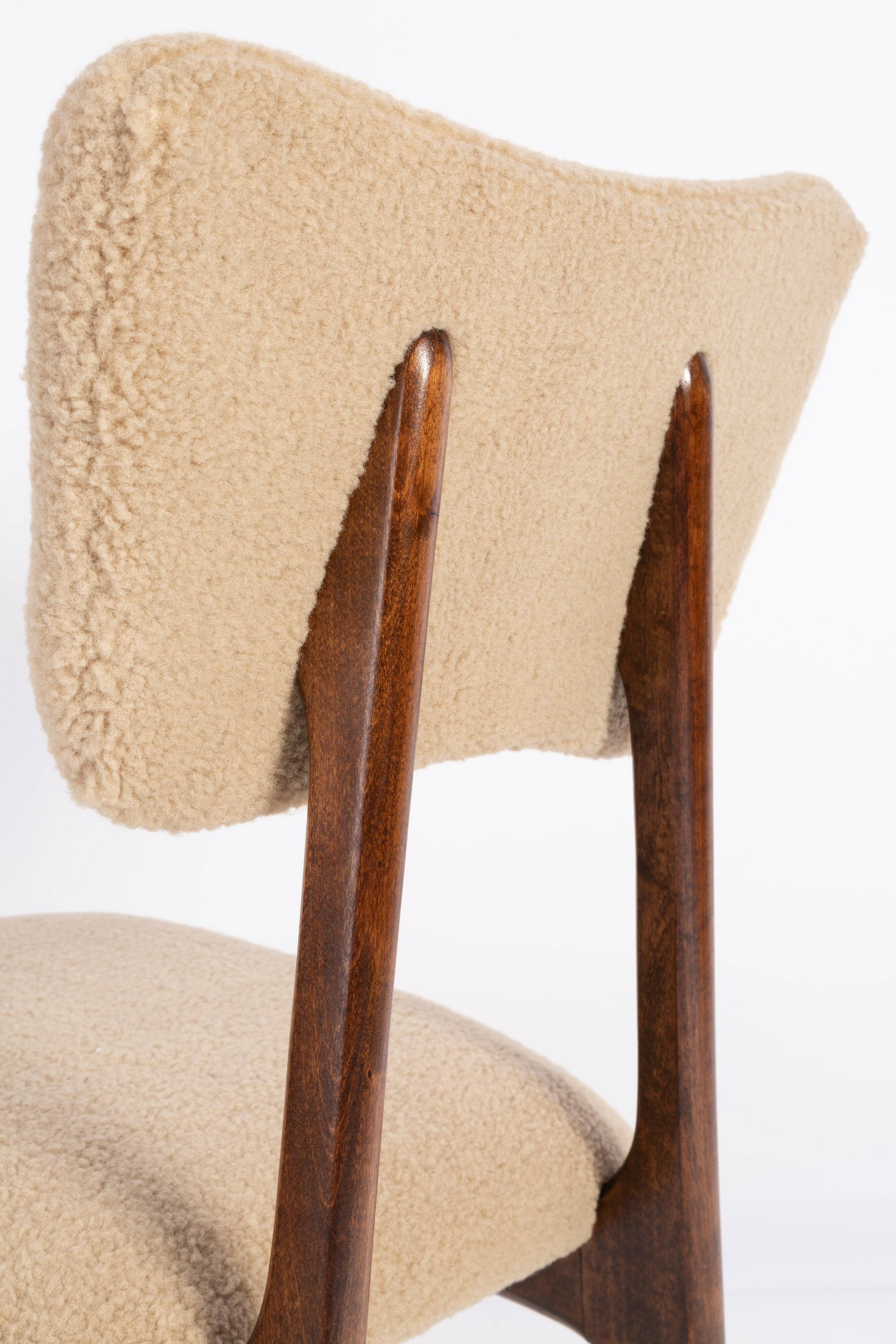 Camel Chair Soft Boucle from the 20th century, 1960s