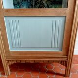 Armoire vitrine art deco vintage relookée