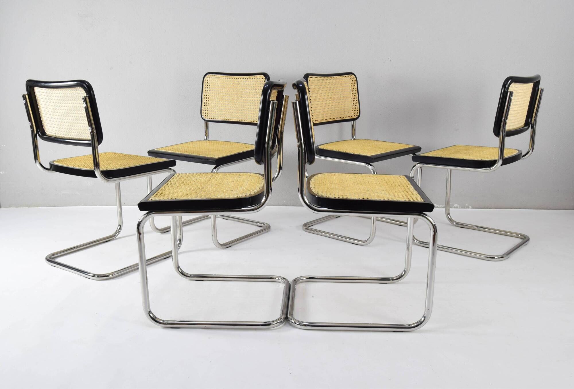 Page 1 of 10 Mid Century Modern B32 Cesca Cairs set of six