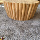 Table basse en rondins de bois