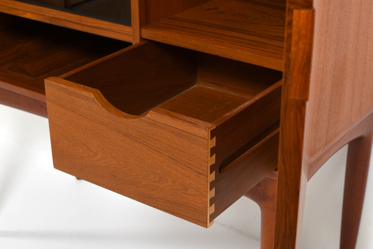 Mid Century Fine Danish Bar Cabinet in Teak