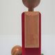 wooden toy footballer design P. Schweizer for Naef Switzerland