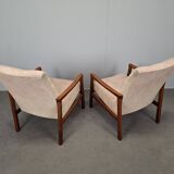 Pair of TON Mid-Century Modern Armchairs, Czechoslovakia, 1970s