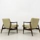 Mid Century Armchairs By Juliusz Kędziorek, Poland, 1960s, Set Of 2