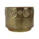 Large Brass Jardinière / Firewood Bin with Repoussé Work