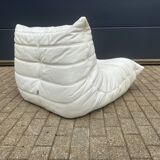 100% authentic Ligne Roset Togo 1-seater light beige leather '87