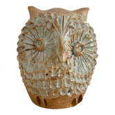 Pique fleurs hibou chouette céramique zoomorphe 70