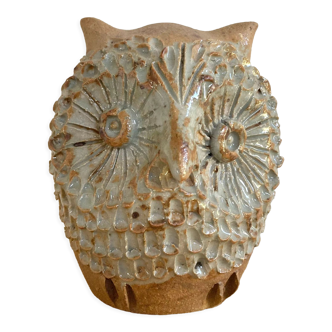Pique flowers owl zoomorphic ceramic owl 70