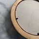 Golden round frame