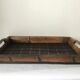 Wooden and rattan tray
