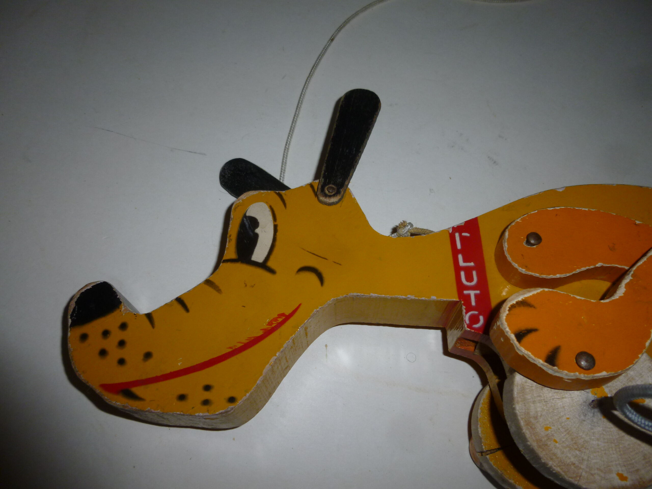 old wooden dog Pluto for Disney