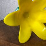 Tulip-shaped glass paste standing vase