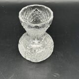 Small vase in chiseled worked glass
