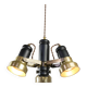 Lustre Réflecteur Vintage en Laiton, Italie, 70s