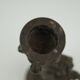 Silver bronze torch pair Paul Dubois