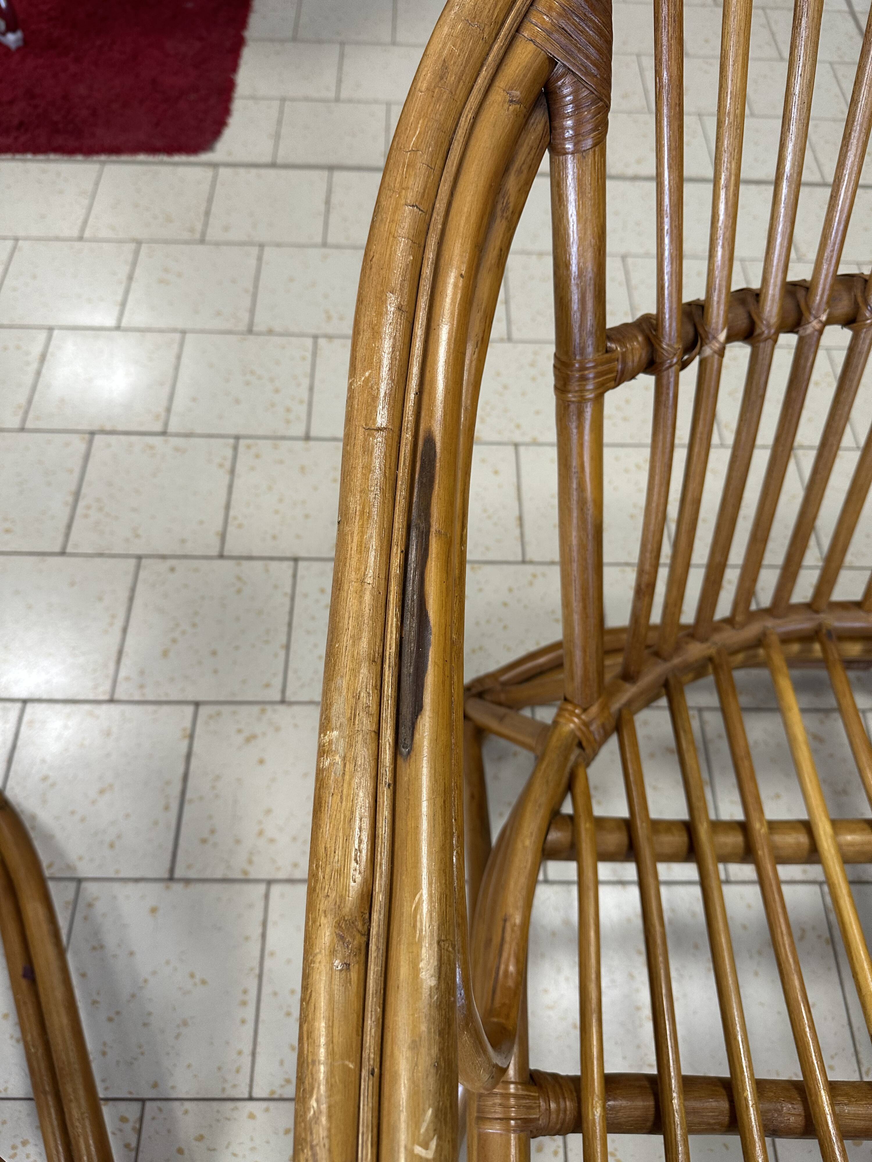Rattan garden furniture