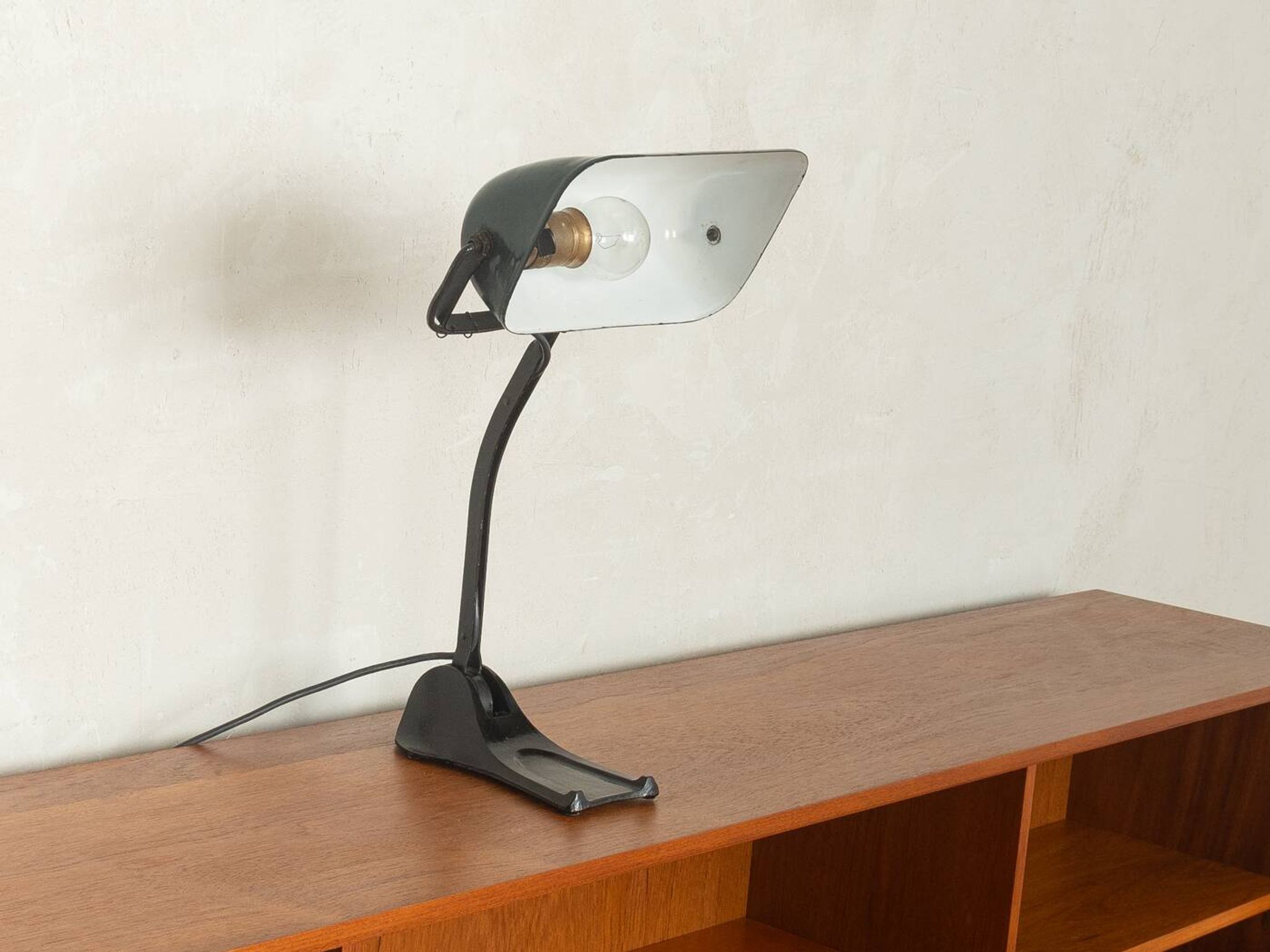 Art Deco desk lamp by Hellux, 1930s
