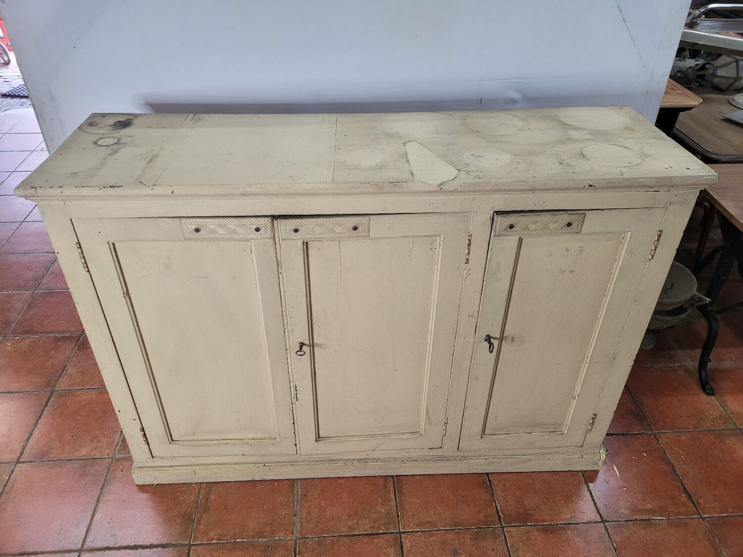 Enfilade 3 doors original patina