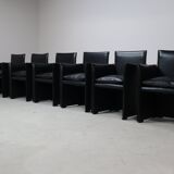 Set of six  Break 401 armchairs by Mario Bellini for Cassina