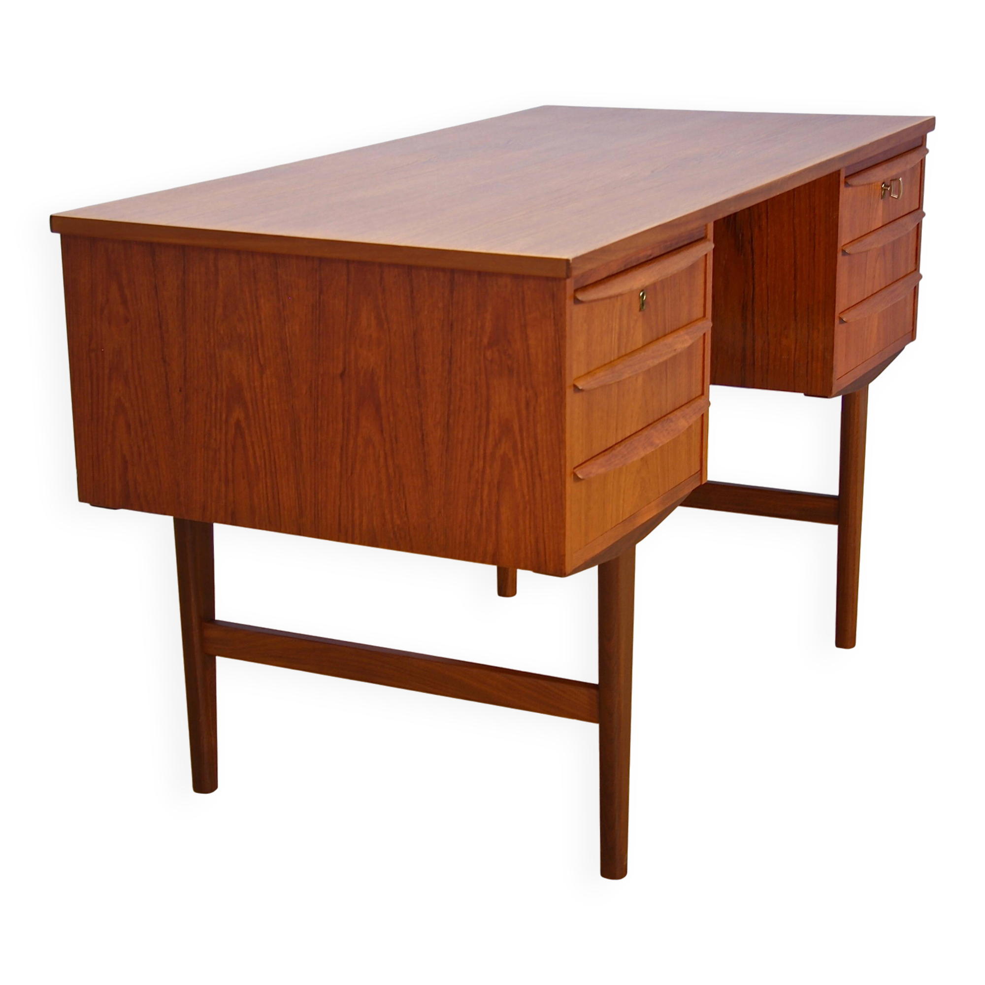 Danish writing desk in teak, 1960s