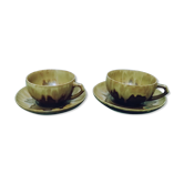 Duo de tasses en grès