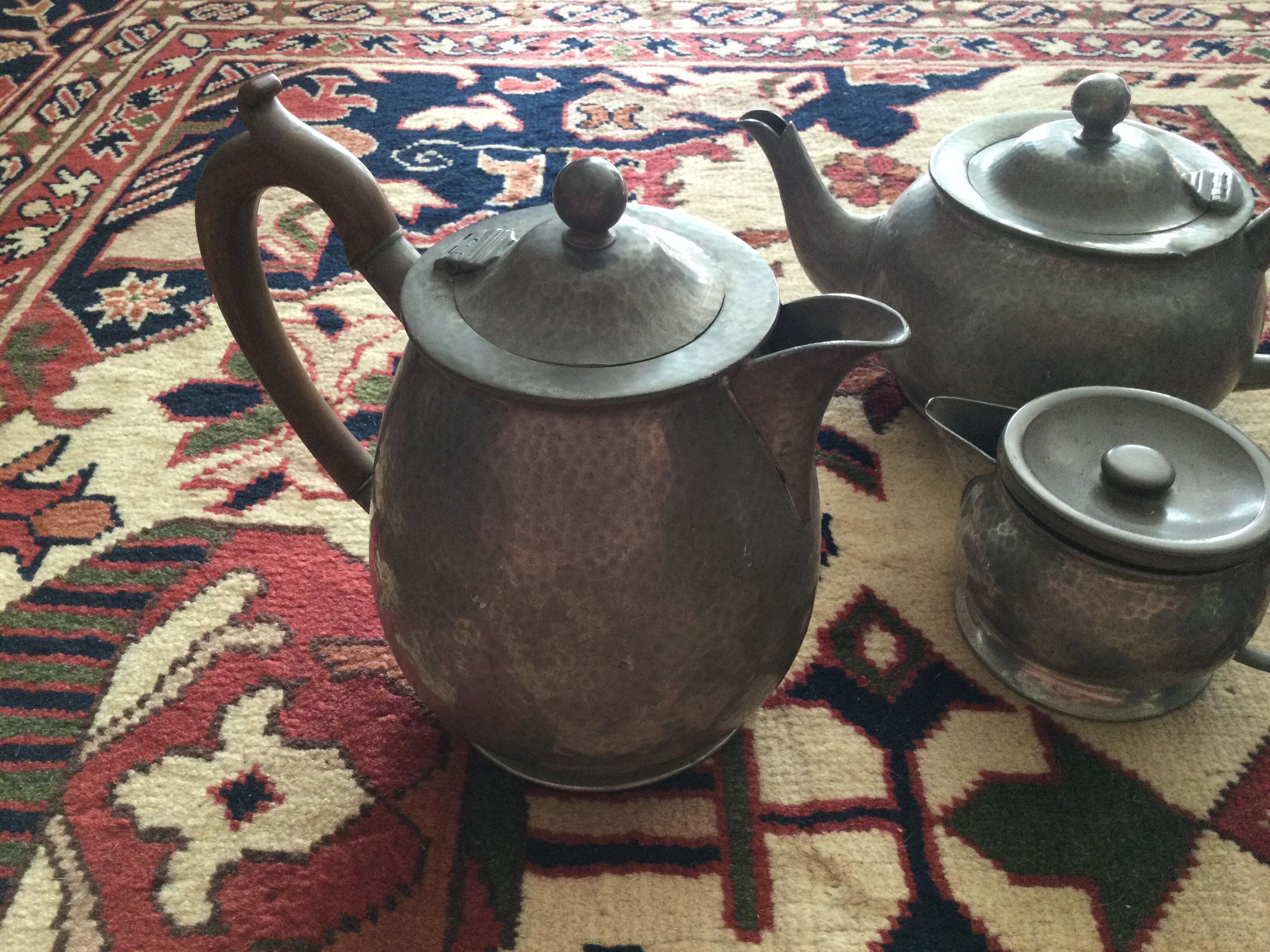 Tea and coffee service English Pewter Homeland