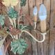 Metal luster painted 3 colors, Florentine style