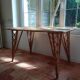 Vintage rattan dining table