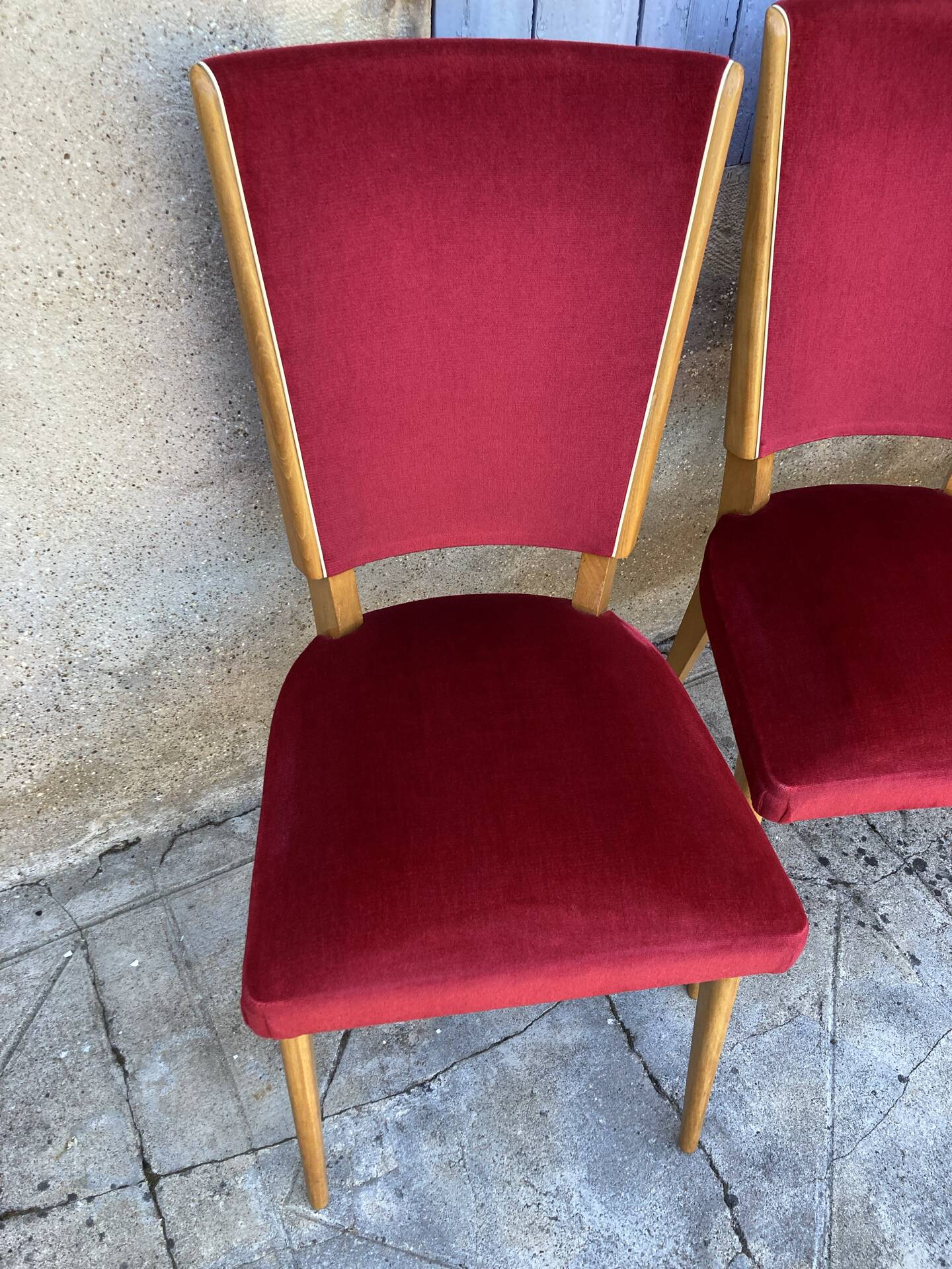 Lot de 5 chaises vintage